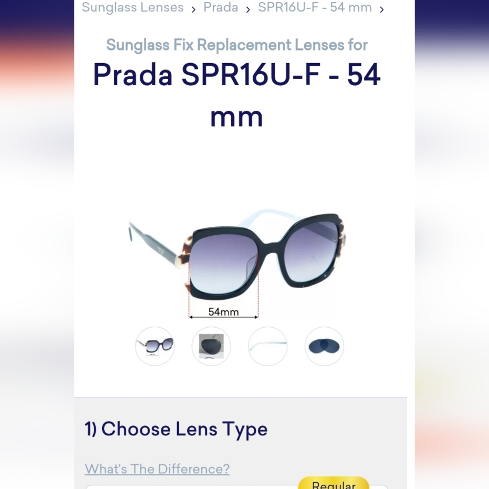 Prada SPR 16U Sunglasses-Unique! - Picture 13 of 13